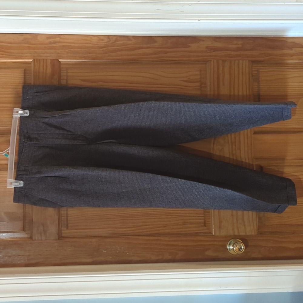 Claiborne men's tweed dress pants black inseam 30